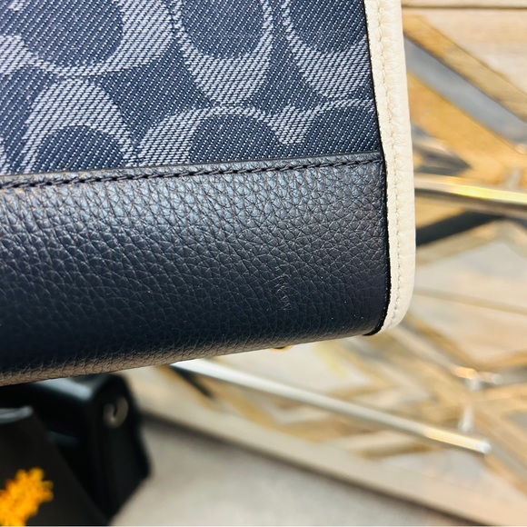 Coach Bags Coach Denim Dempsey Carryall In Signature Jacquard With